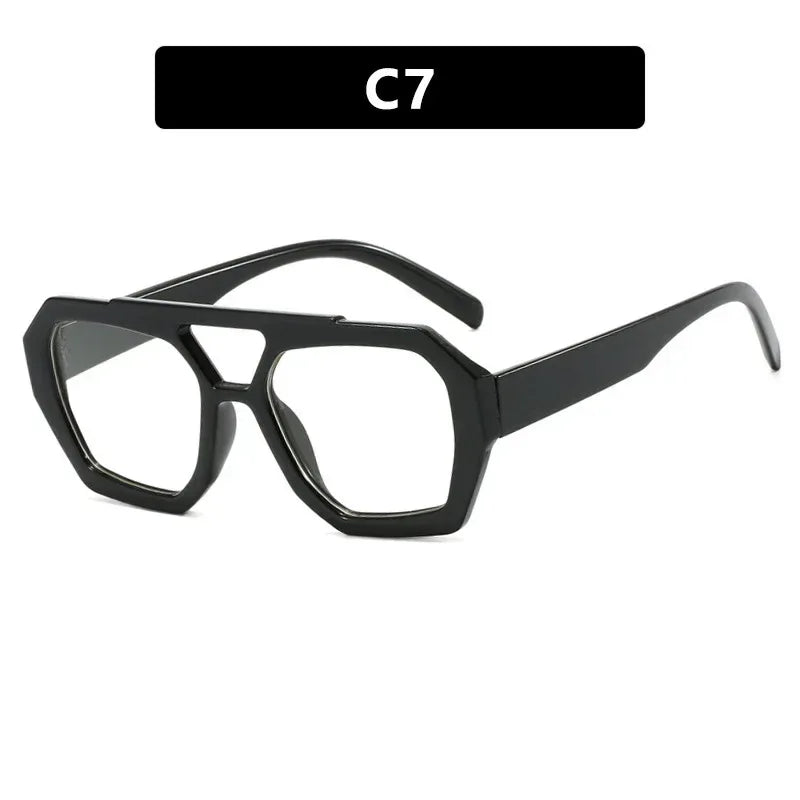 Ins Big Frame Leopard Sunglasses - Viexta