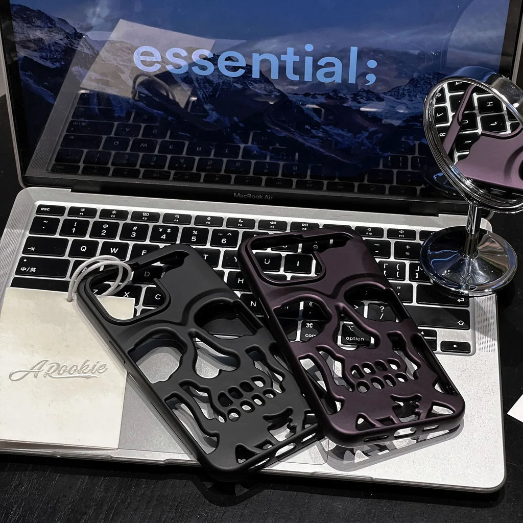 Frosted Skull iPhone Case - Viexta