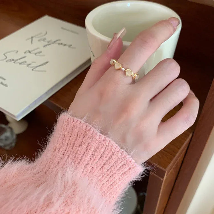 Double Layer Zircon Ring - Viexta