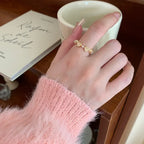 Double Layer Zircon Ring - Viexta