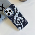 Minimalist Design Musical Notes iPhone Case - Viexta