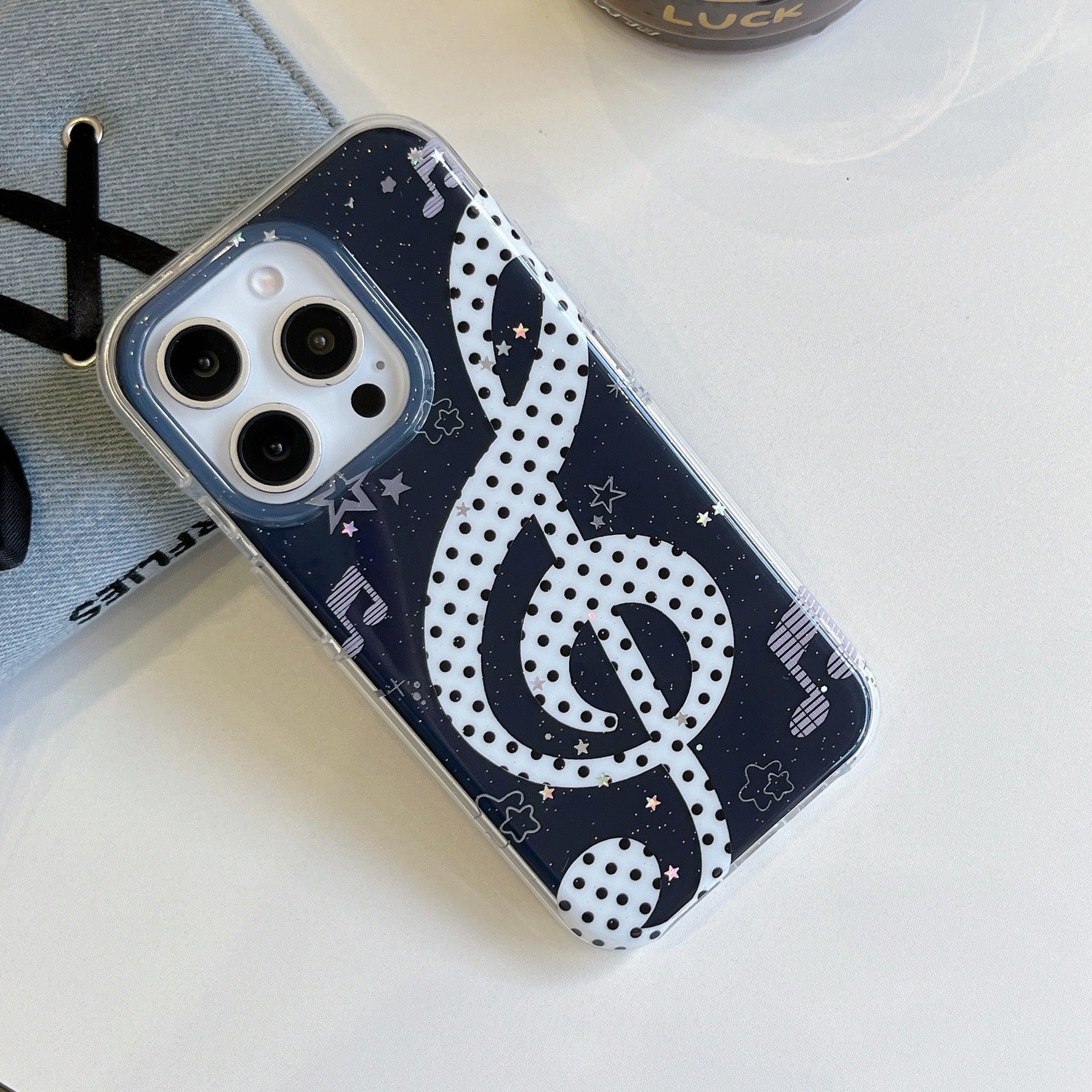 Minimalist Design Musical Notes iPhone Case - Viexta