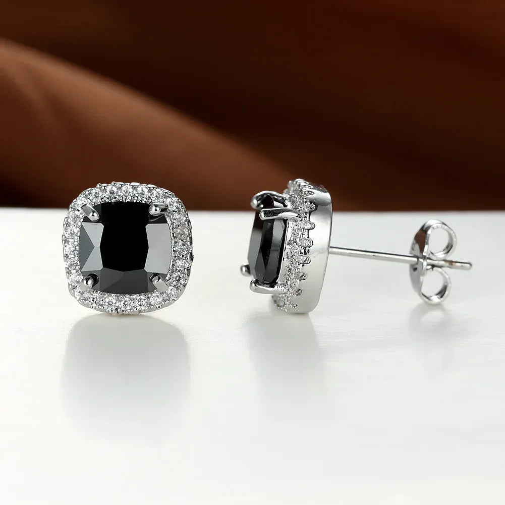 Korean-style Zircon Stud Earrings - Viexta