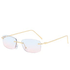 Fashion Rimless Cut-edge Sunglasses - Viexta