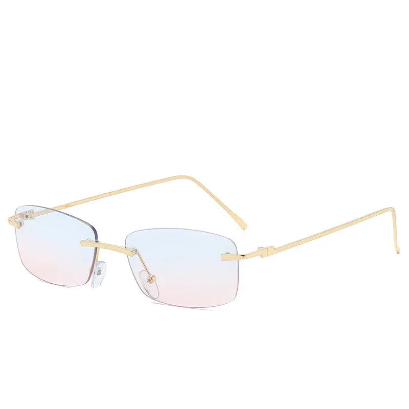 Fashion Rimless Cut-edge Sunglasses - Viexta