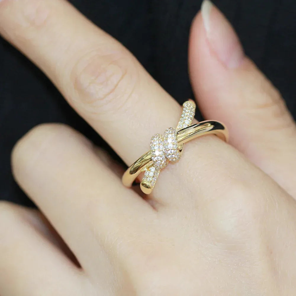 Double Layer Zircon Ring - Viexta