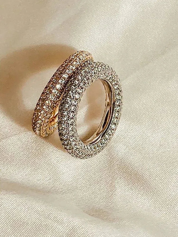 Diamond Round Ring - Viexta
