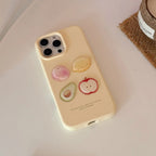 Graffiti 3D Oil Painting Fruit iPhone Case - Viexta