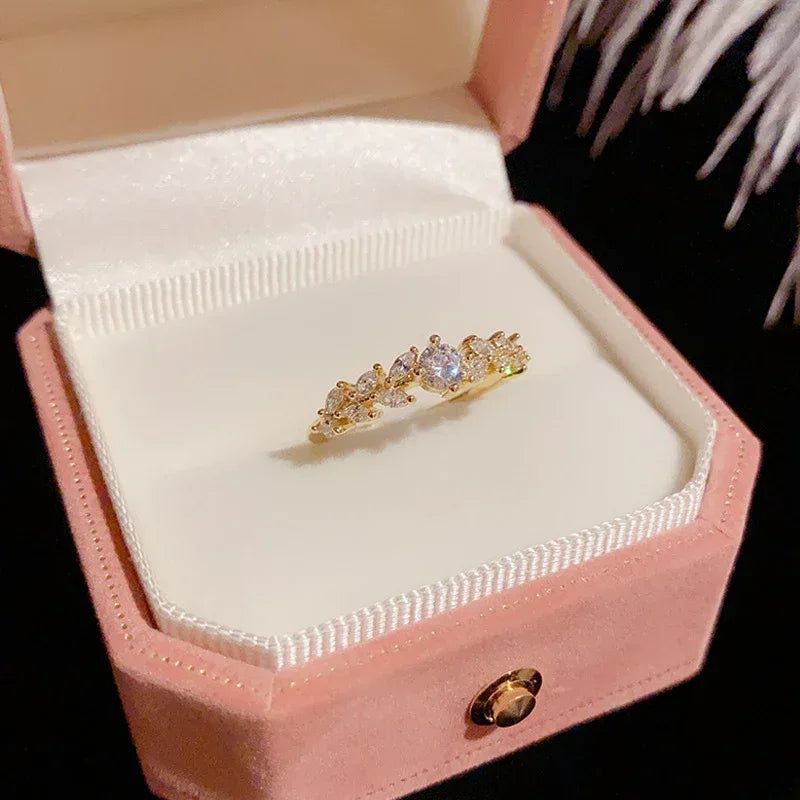 Double Layer Zircon Ring - Viexta
