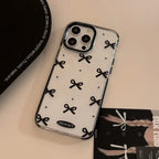 Black Bowknot Magnetic Case iPhone case - Viexta