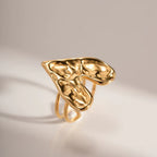 Lava Heart-shaped Ring - Viexta