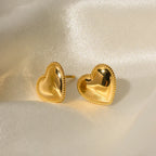Ruth Heart Stainless Steel Earrings - Viexta