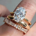 Huitan Shiny Ring Set