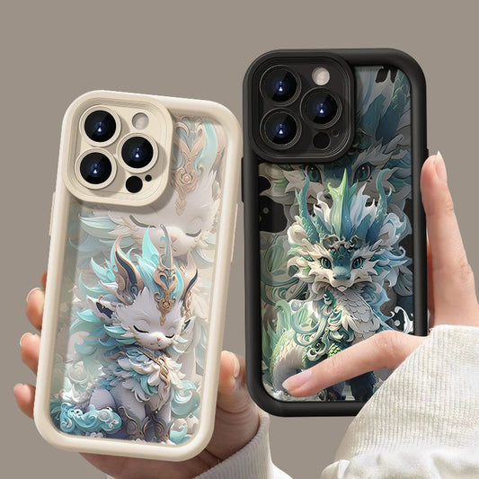 Frosted Silicone Protective iPhone Case