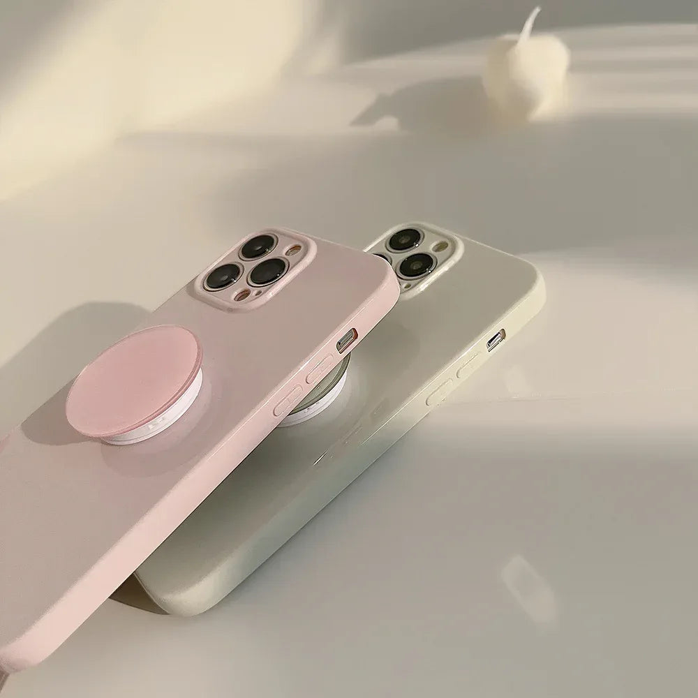 solid-color-bracket-iphone-case - Viexta
