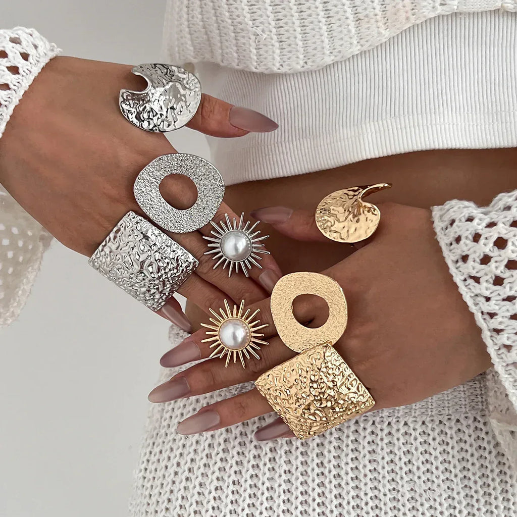 twin-pleated-square-ring - Viexta
