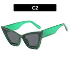 Large Frame Cat Eye Sunglasses - Viexta
