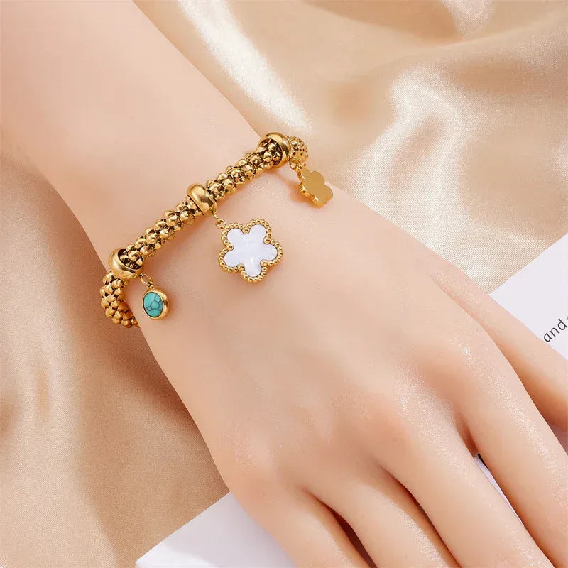 Retro Stainless Steel Star Bracelet - Viexta