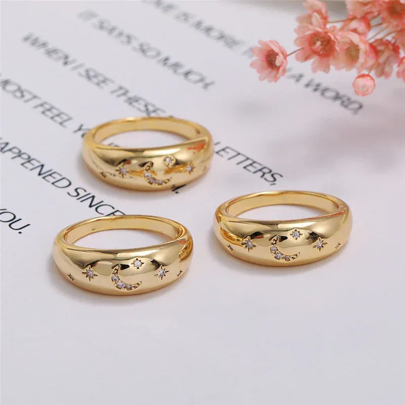 Micro-inlaid Zircon Finger-ring - Viexta