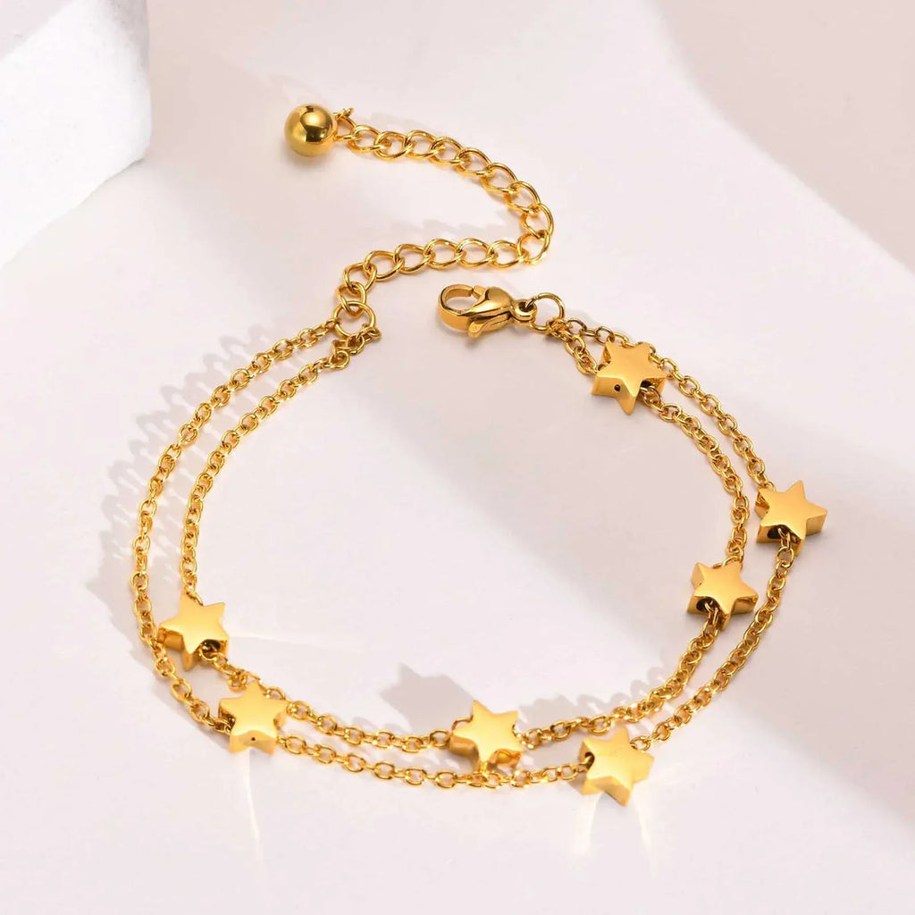 Stainless Steel Double-layer Bracelet - Viexta
