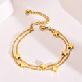 Stainless Steel Double-layer Bracelet - Viexta