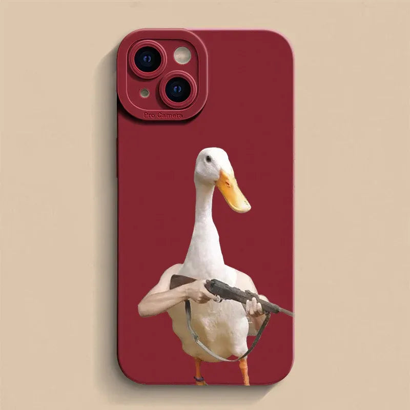 Anti-fall Funny Duck iPhone Case - Viexta