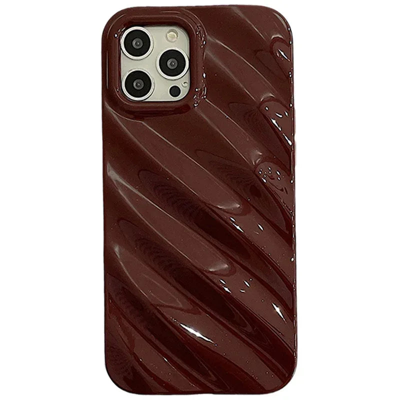 Ins Pleated iPhone Case - Viexta