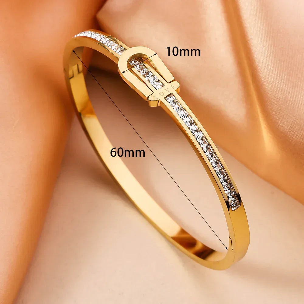 gold-plating-exquisite-stainless-steel-bracelet - Viexta