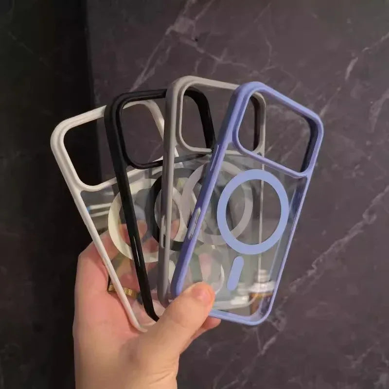 Transparent Magnetic Ultra-thin Drop-resistant iPhone Case - Viexta