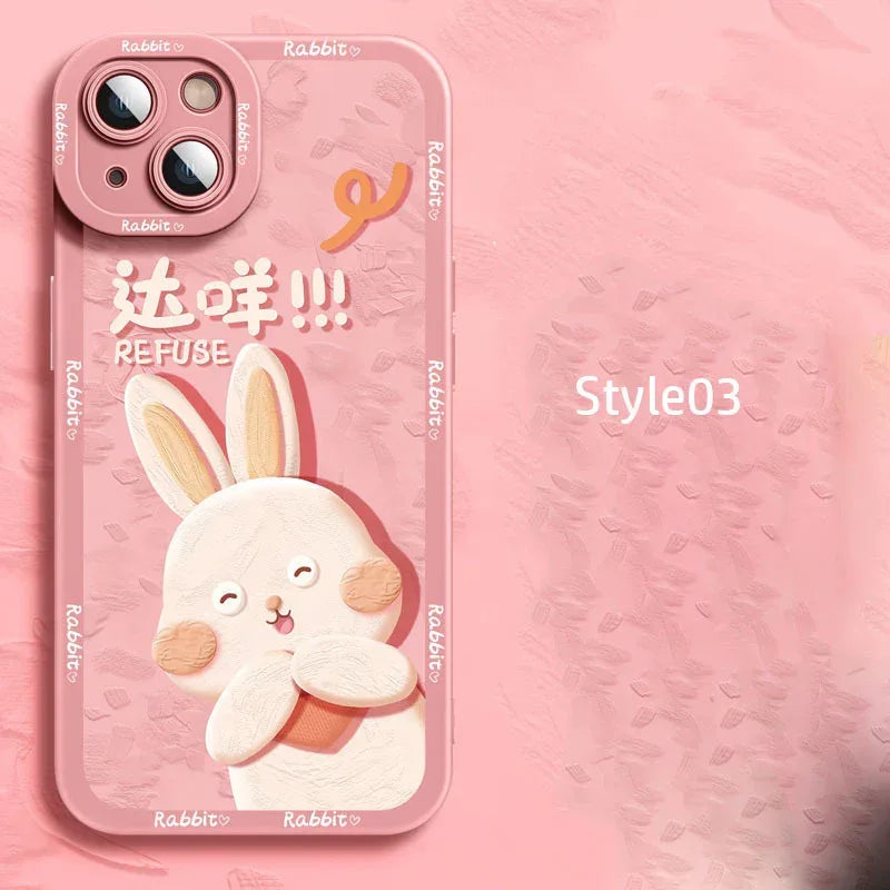Silicone Cartoon iPhone Case - Viexta