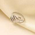 adjustable-titanium-steel-three-leaf-ring - Viexta
