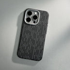 carbon-fiber-pattern-magnetic-suction-drop-resistant-iphone-cover - Viexta