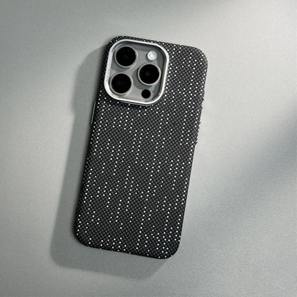 Carbon Fiber Pattern Magnetic Suction Drop-resistant iPhone Cover