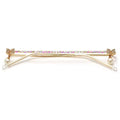 Lensless Rhinestone Colored Glasses Frame - Viexta