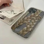 Twist Braid Transparent iPhone case - Viexta