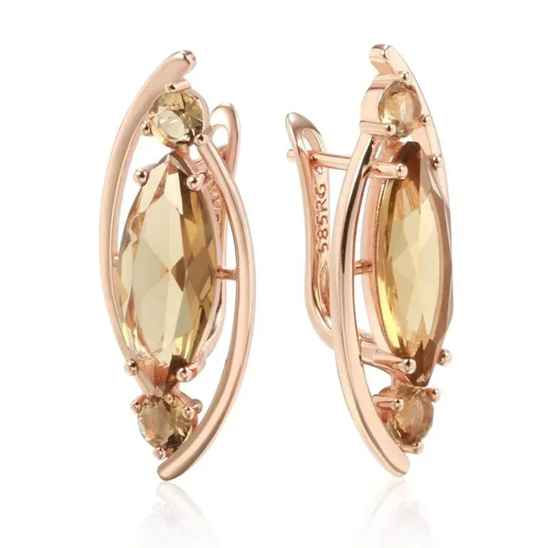 Hollow Pattern Heart-shaped Earrings - Viexta