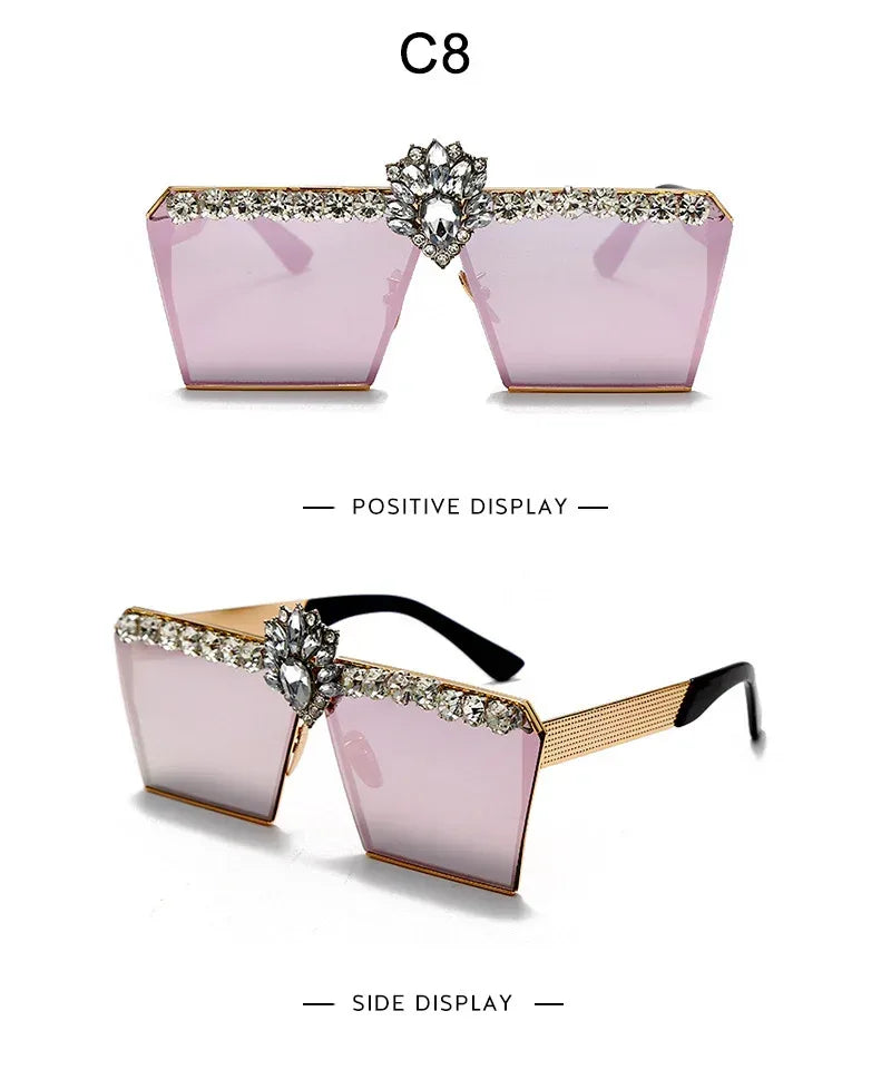 Ladies Fashion Square Sunglasses - Viexta