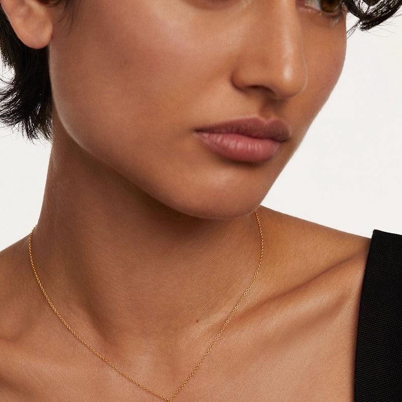 S925 Sterling Silver Locke & Key Necklace - Viexta