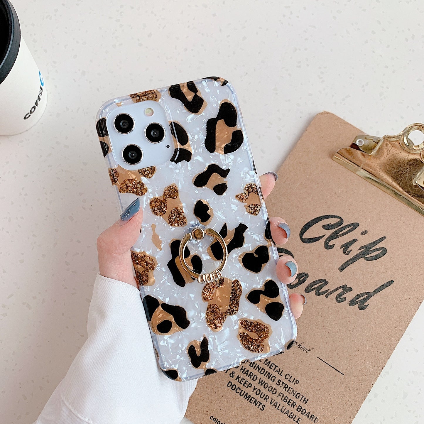 Leopard Print Drop-resistant iPhone Case