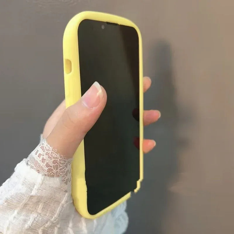 makeup-mirror-lemon-yellow-plush-iphone-case - Viexta