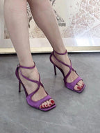 Personalized Satin High Heels For Women