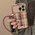 Brown Plaid iPhone Case