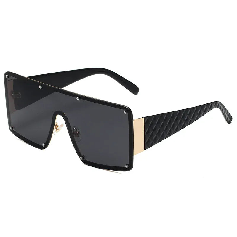 Women's Square Personality Large Frame Sunglasses - Viexta