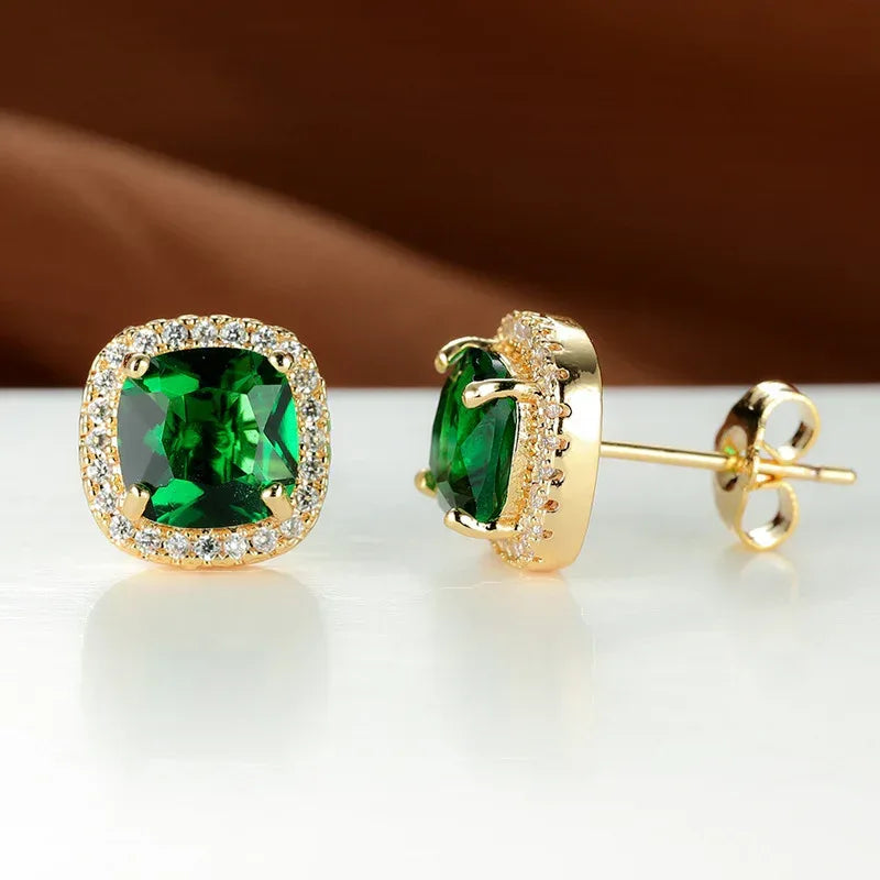 Korean-style Zircon Stud Earrings - Viexta