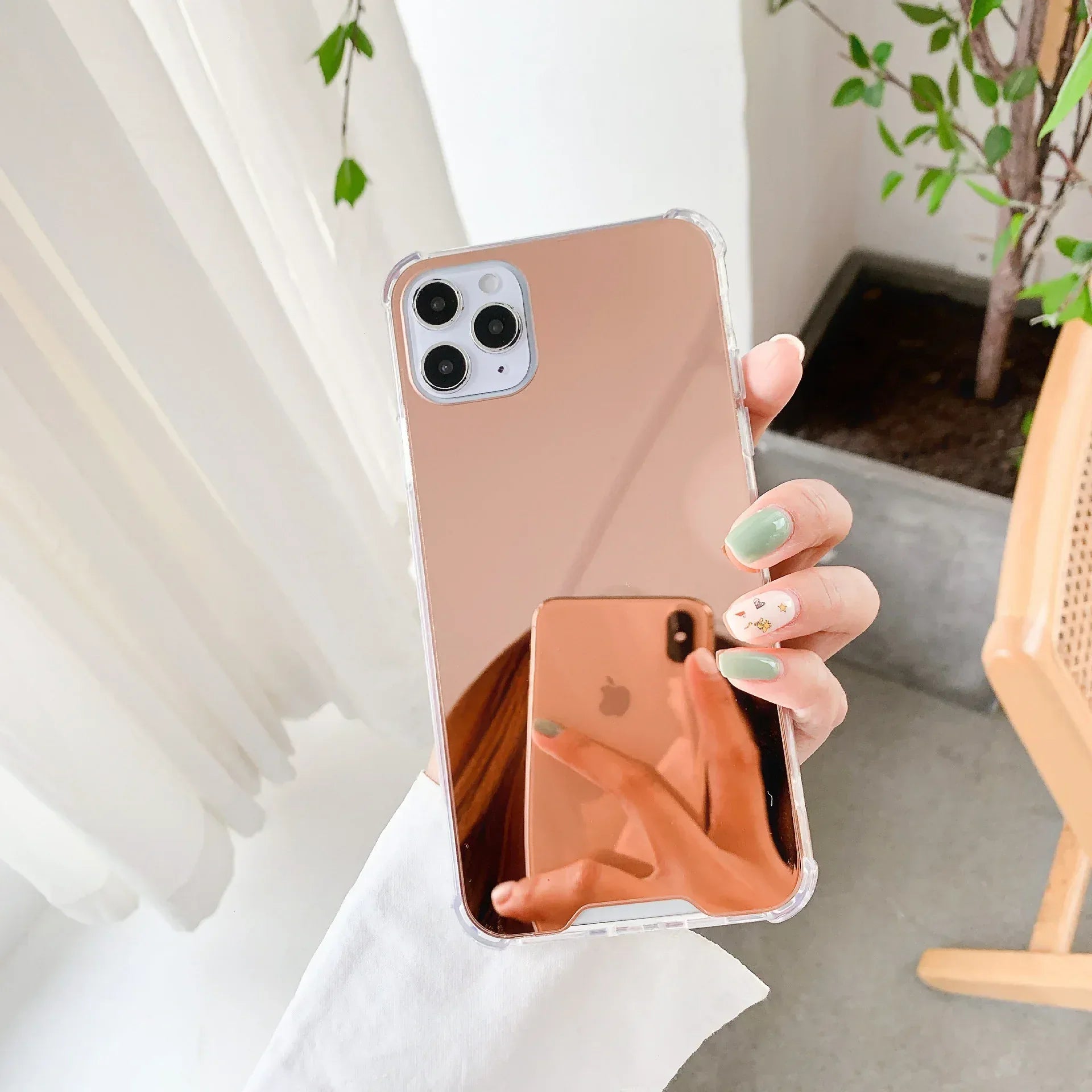 Mirror Shell Soft Protection iPhone Case - Viexta