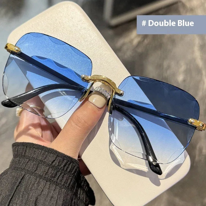 frameless-trimming-internet-famous-sunglasses - Viexta