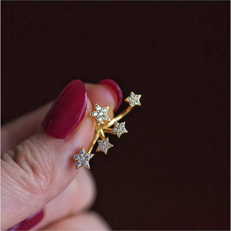 delicate-bead-set-diamond-stud-earrings - Viexta