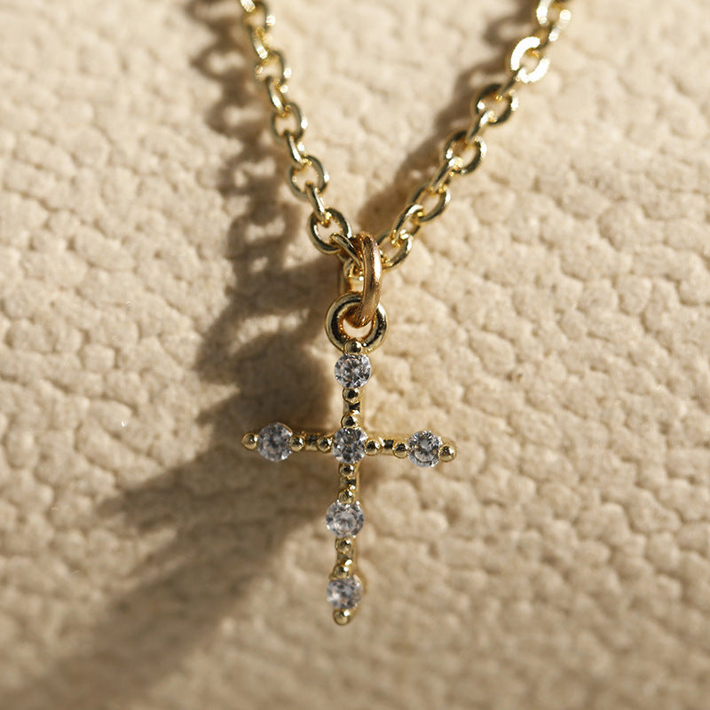 Cross Diamond Necklace