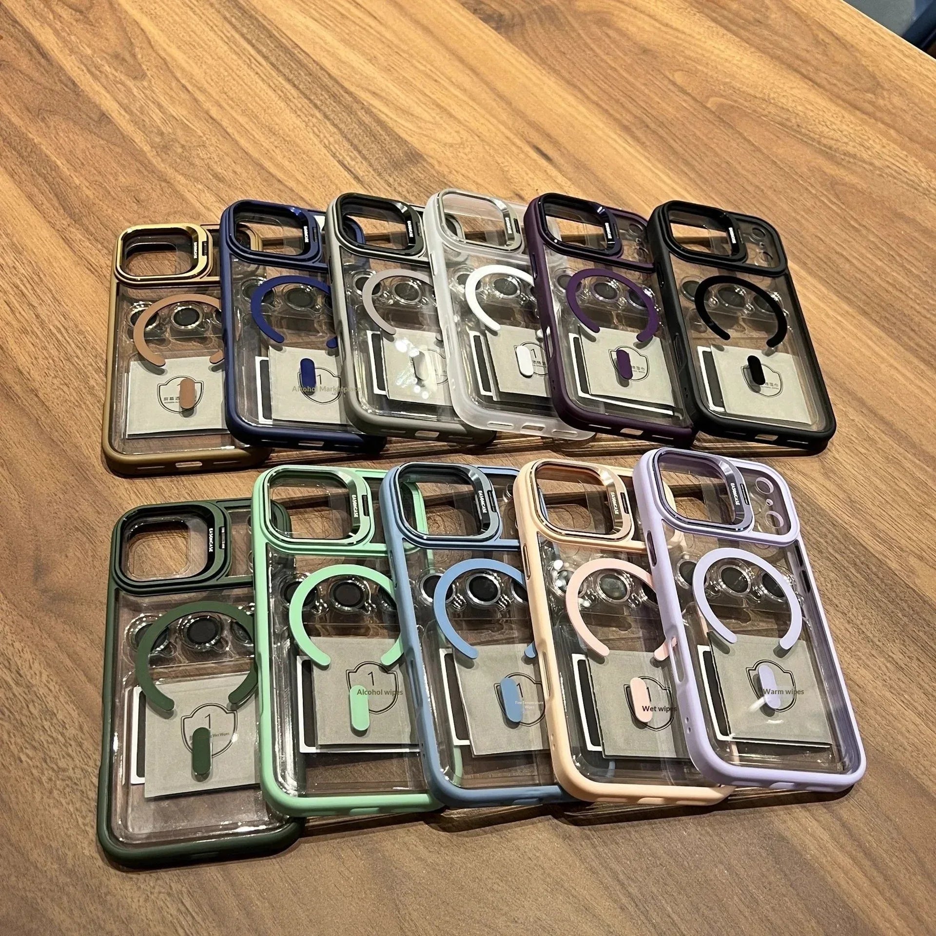 Built-in Lens Protector iPhone Case - Viexta