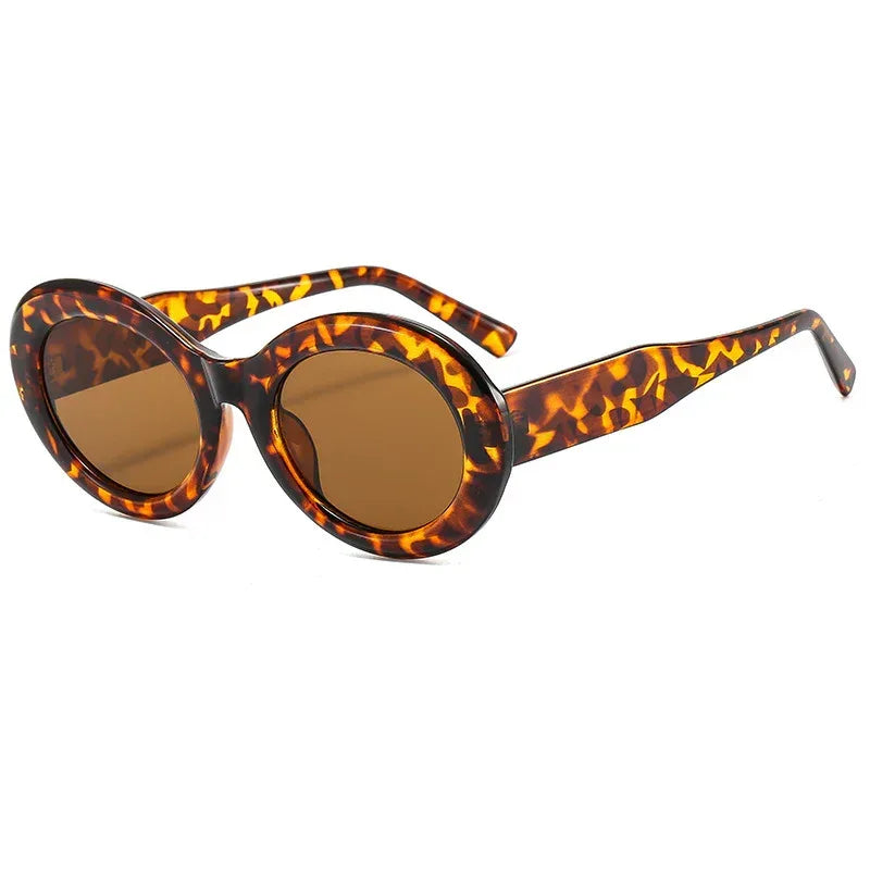 Women's Personality Oval Fashion Sunglasses - Viexta